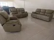 King Size 6-Seater Luxury Recliner Sofa Set - 3+2+1 - 2
