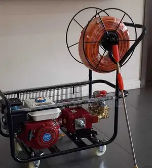 Aico Japan Trolley Sprayer Injini ya Petroli 8HP na Hose Reel