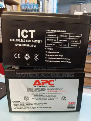 APC UPS Betri ya Lead-Acid Iliyofungwa 12V 9Ah