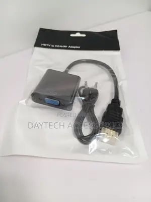 HDMI to VGA Adapter Cable - Black
