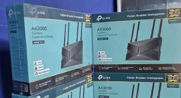 TP-Link Archer AX53 AX3000 Dual Band Wi-Fi 6 Router - 1