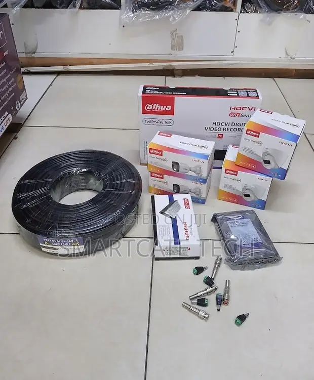Dahua 4CH Full Color CCTV System - 1