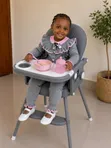 Baby Feeding Chair - Grey - 2