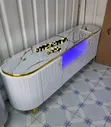 5.5ft Stand ya TV ya Kifahari na Juu ya Marumaru - 1