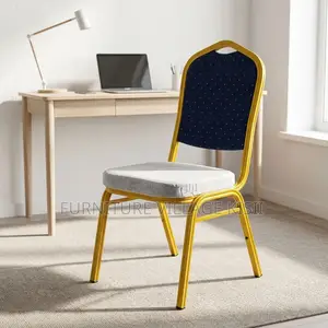 Blue Stackable Conference Chair