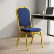 Blue Stackable Conference Chair - 3