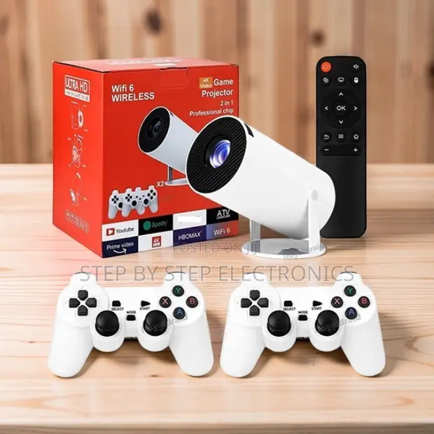 Projector ya WIFI HY300 Pro+ 2-in-1 Android - 1