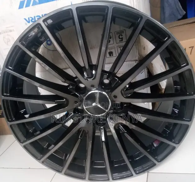 Mercedes-Benz 17" Alloy Rims - Matt Grey (Full Set) - 1