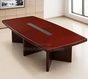 Executive Mahogany Boardroom Conference Table