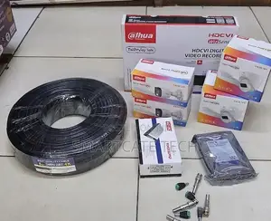 Dahua 4 Camera CCTV Kit yenye Full Color na Remote Viewing