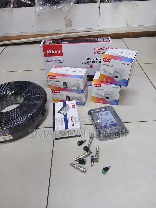 Dahua 4CH Full Color CCTV Kit na Mobile Access - 1