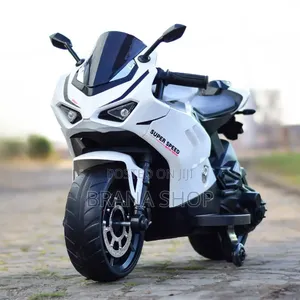 Kids Electric Ride-on Sports Motorbike - White