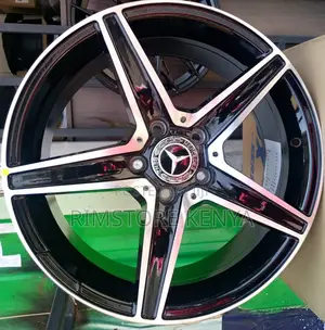 Rim za Mercedes-Benz 17" - Nyeusi Fedha Set Kamili