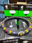 Colorful Steering Wheel Covers with Monogram Logos (Gucci/LV) - 2