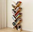 9-Tier Solid Wood Office Bookshelf - 2