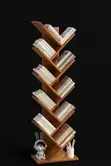 9-Tier Solid Wood Office Bookshelf - 5
