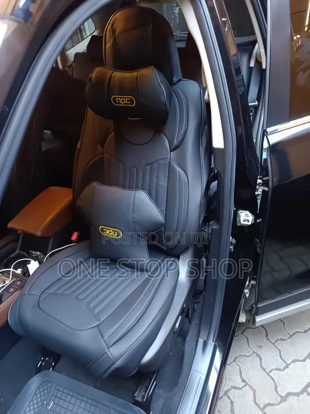 Nissan 5 Seater Car Heavy Duty Leather Seat Covers - Mpya Kabisa - 1