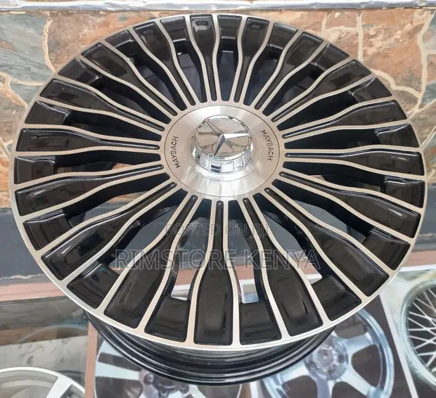 Mercedes-Benz 20" Rims - Black & Silver Full Set - 1