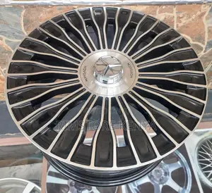 Rim za Mercedes-Benz 20" - Nyeusi & Fedha Set Kamili