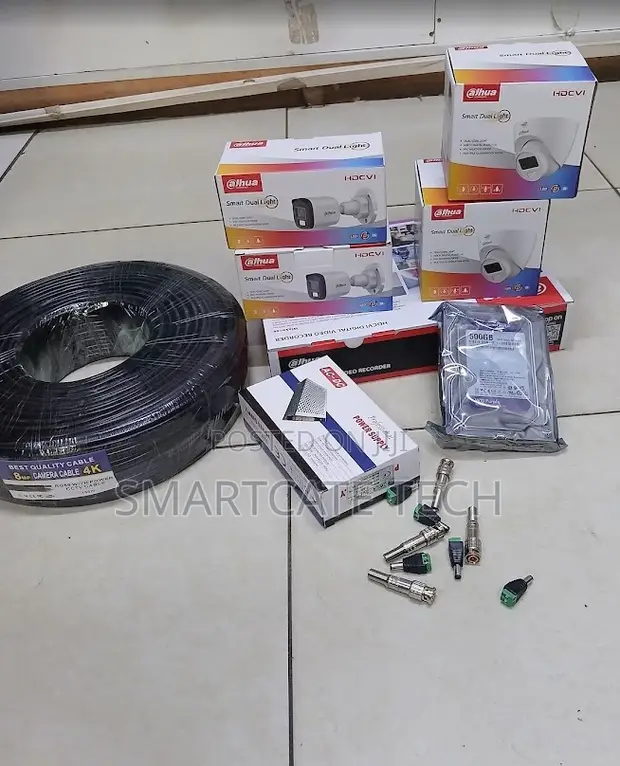 Dahua 4 Channel Full Color CCTV Kit with Remote Access - 1