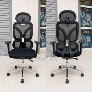 Kiti cha Ofisi cha Executive Mesh chenye Headrest ya Kugeuka