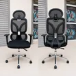 Kiti cha Ofisi cha Executive Mesh chenye Headrest ya Kugeuka - 2