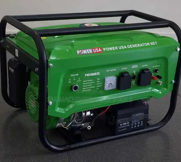 Power USA PU2500EXE 2.8kVA Petrol Generator - Key Start - 1