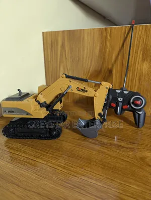 Treni ya Excavator ya Uhandisi ya RC - Toy ya Watoto