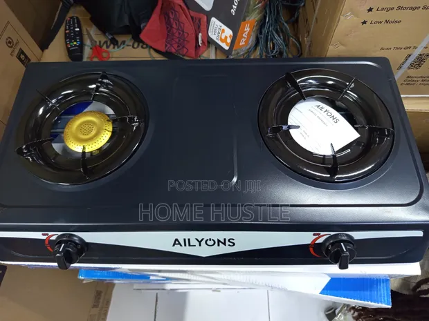 Ailyons Stainless Steel 2-Burner Gas Stove - 1