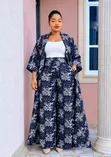 Set ya Panta Kimono ya Vipande 3 kwa Wanawake - 1