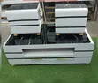 Coffee Table with Glass/Marble Top & 2 Stools - 1