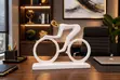 Luxury Cyclist Resin Sculpture - 3
