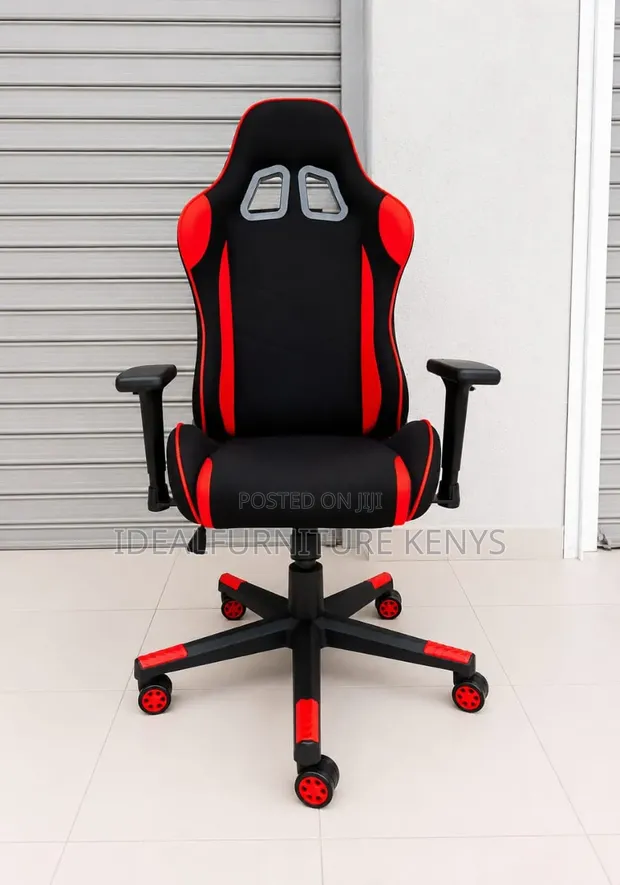 Black and Red Gaming Chair - 1