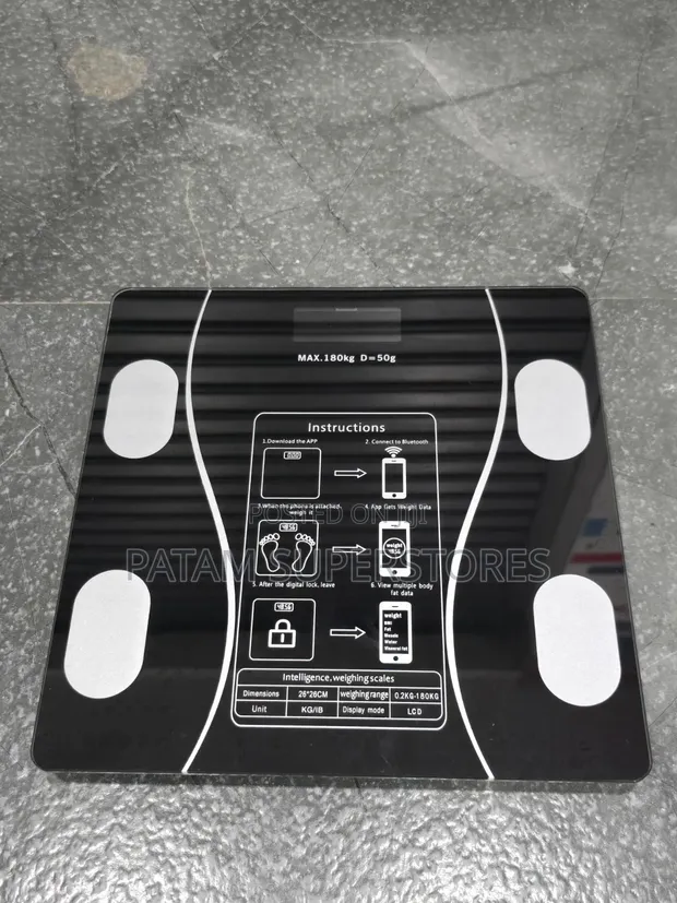 Bluetooth Bathroom Scale Max 180kg/50g - 1