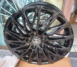Rims Nyeusi 17" - Set Kamili kwa Mark X, Crown, RAV4, Vanguard, Mark II