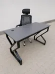 Z-Shape Leg Office Desk with Ergonomic Chair - 2