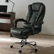 Executive Black Leather Office Chair - 5