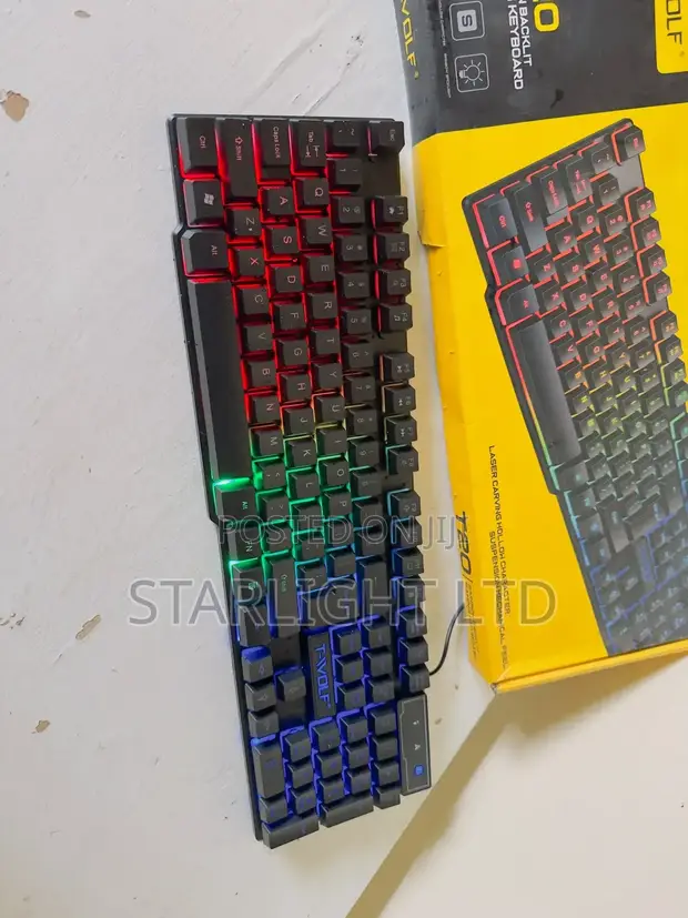 Twolf T20 RGB Backlit Gaming Keyboard - 1