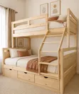 Solid Wood Bunk Beds - Custom Order - 1