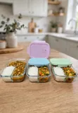 1040ml Glass Lunch Box (2 or 3 Compartments) - 2