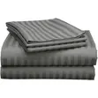 Set ya Vitanda ya Satin Stripe ya Kifahari - Vipande 4 - 3