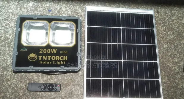 200W Solar Floodlight TN Torch - Automatic LED Security Lamp - 1