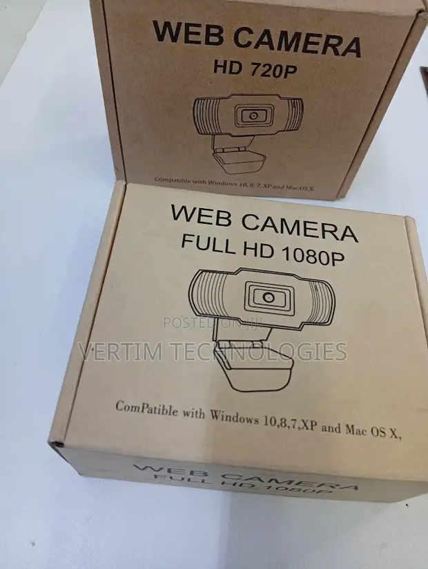 Webcam ya USB ya 1080p HD yenye Maikrofoni Iliyojengewa Ndani - 1