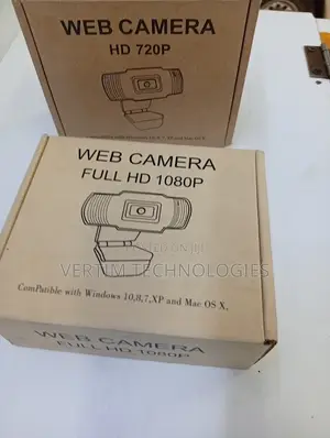 1080p HD Webcam with Built-in Microphone