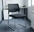 Stackable Office Waiting Chair - Black - 3