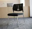 Stackable Office Waiting Chair - Black - 4