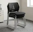 Stackable Office Waiting Chair - Black - 5
