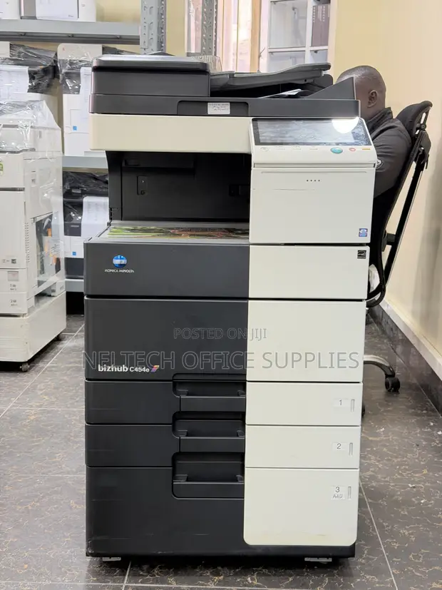 Konica Minolta Bizhub C454e Multifunction Printer - 1
