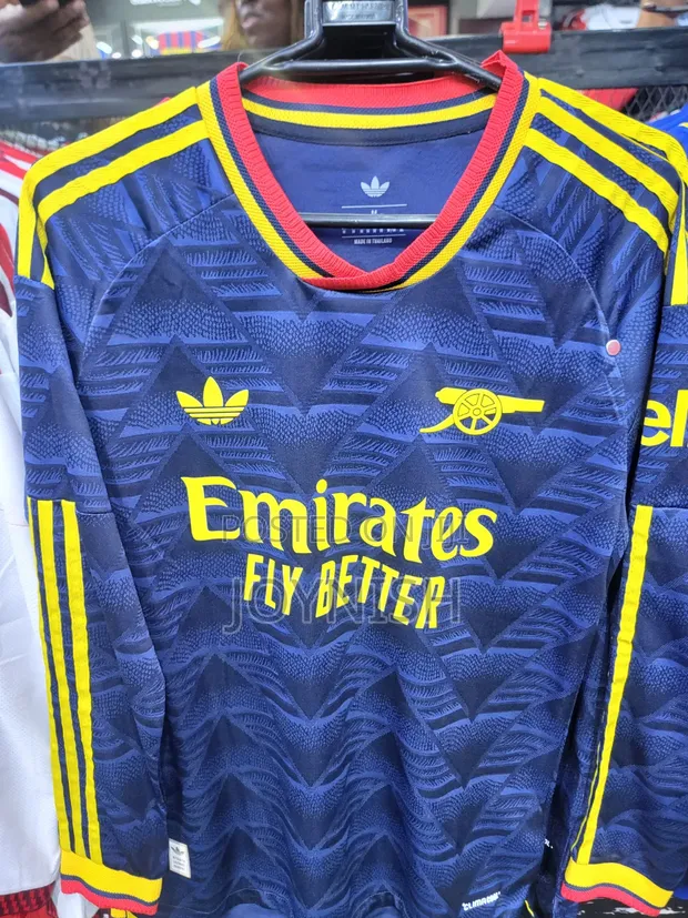 New Arsenal Long Sleeved Third Kit Jersey - 1