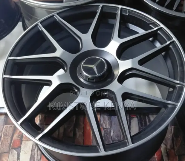 Mercedes-Benz 19" Rims - Black & Silver Full Set - 1
